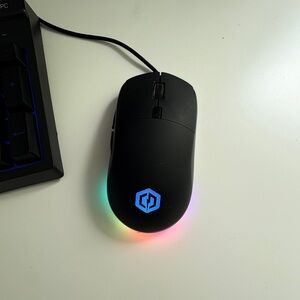 black rgb gaming mouse/keyboard